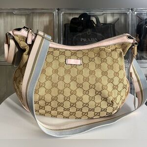 Gucci Beige and Pink Women's Bag crossbody